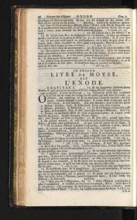 Le Second Livre De Moyse, Dit L'Exode