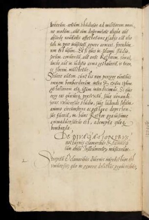 De divagationibus nocturnis clamoribus et tumultibus tum abusu Instrumento[rum] musicorum.