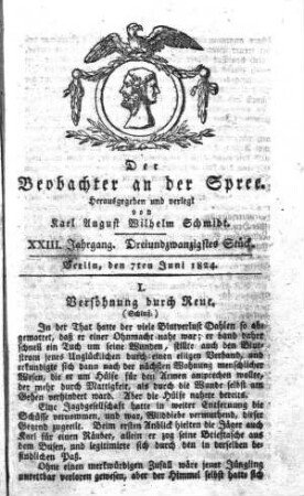 23. Stueck, 7. Juni 1824