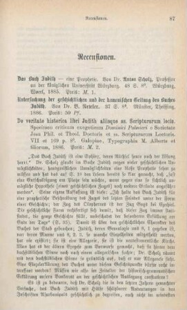 87-105 Rezensionen