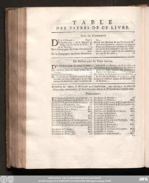 Table Des Titres De Ce Livre.