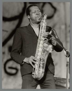 Charles Gayle : Portrait des SaxophonistenCharles Gayle in der Kongresshalle bei den 9. Leipziger Jazztagen 1984