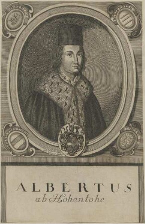 Bildnis des Albertus von Hohenlohe