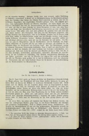 Leibnitz-Studie