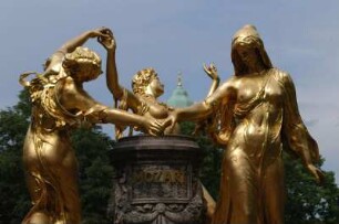 Mozartbrunnen, Dresden