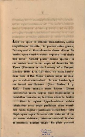 De lienis functione