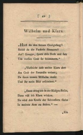 Wilhelm und Klara