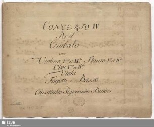 Concertos - Mus.3117-O-5 : cemb, orch : B|b