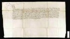 Die Armenleute des Dorfes Steinheim schwören und geloben Georg von Nippenburg Treue als ihrem Vogtherrn.