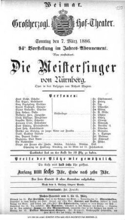 Die Meistersinger von Nürnberg