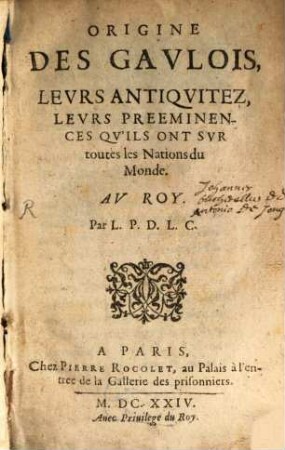 Origine des Gaulois