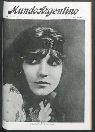 La popular actriz de cine Luisa Glaum [Fotografía]