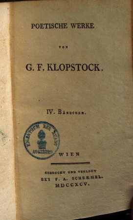 Klopstocks Werke, 4
