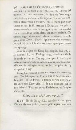 Kao, l'an 1848 avant J.C.