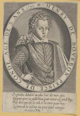 Bildnis des Henry de Bourbon de Conde