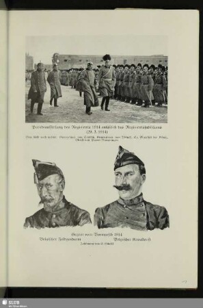 Gegner vom Vormarsch 1914