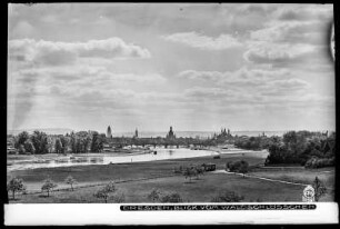 Dresden, Blick vom Waldschlösschen