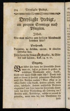 394-407, Dreyßigste Predigt