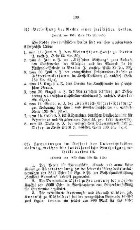 Verleihung der Rechte einer juristischen Person : [V. Volksschulwesen]