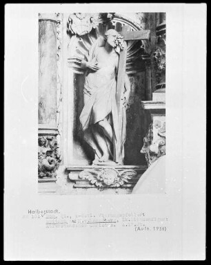 Auferstandener Christus; Epitaph für Dechant Caspar von Kannenberg (+ 1605)