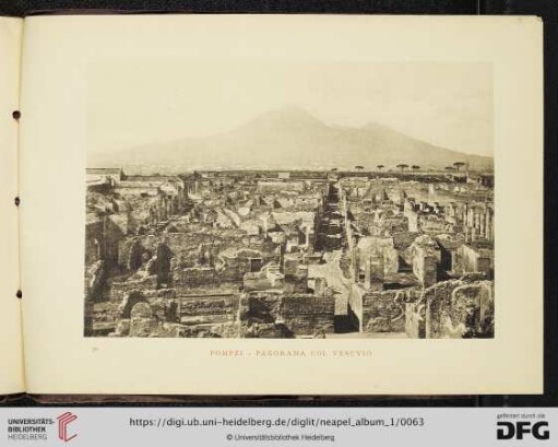 30. Pompei - Panorama col Vesuvio