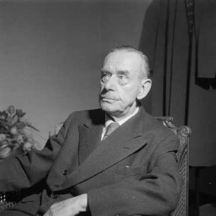 Porträts von Thomas Mann und seiner Frau Katia : Porträt von Thomas Mann