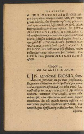 Caput 4. De Analysi Ironiae