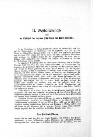Das Präsidial-Büreau.
