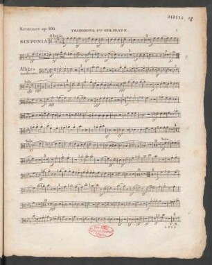Trombone I.mo obligato