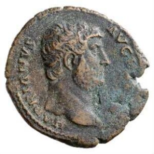 Münze, Dupondius, 132 - 134 n. Chr.