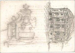 Hildebrand, Adolf von; Stuttgart; Theaterbau - Perspektive, Detail