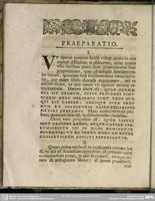 Praeparatio