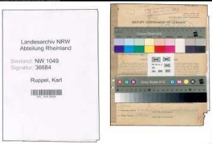 Entnazifizierung Karl Ruppel , geb. 27.03.1900 (Verwaltungsbeamter)