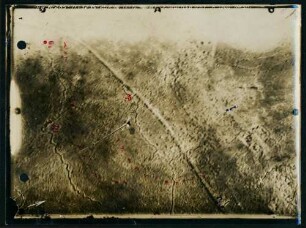 Foto des Geländes an der Treff-Schlucht westlich von Beaumont-en-Verdunois (Luftbild)