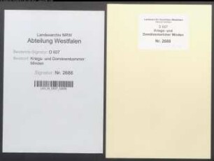 Verzeichnis der königlichen eigenbehörigen und meierstättischen Güter im Amte Ravensberg und ihrer öffentlichen Abgaben
