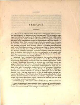 Memoirs of Zehir-ed-Din Muhammed Baber, emperor of Hindustan