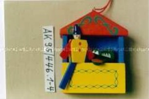 Seiffener Christbaumschmuck: 4 Kaspertheater
