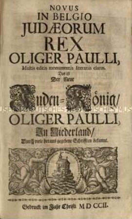Abhandlung über den falschen Messias Oliger Paulli