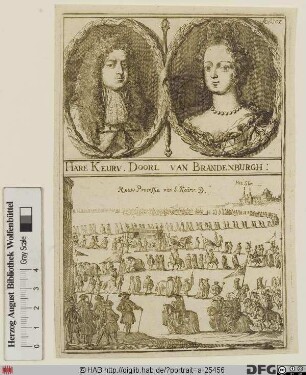 Bildnis Friedrich III. (I.), Kurfürst von Brandenburg u. 1701 König in Preußen (reg. 1688-1713)