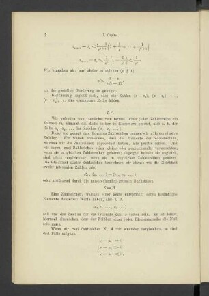 I. Capitel. Die irrationalen Zahlen