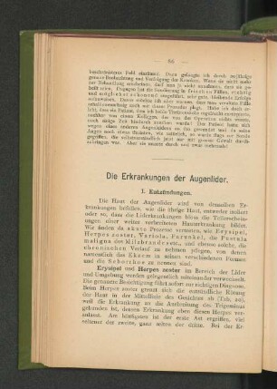 I. Entzündungen.