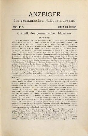 Anzeiger des Germanischen Nationalmuseums. 1898