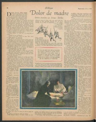 Dolor de madre : Cuento dramático