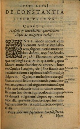 De constantia