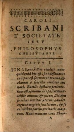 Philosophus christianus