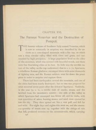 Chapter XVI. - The famous Vesuvius and the destruction of Pompeii.
