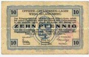 Offiziersgefangenenlager Wiesa bei Annaberg, 10 Pfennig