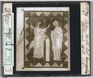 Paris, Bibliothèque Nationale: Psalter, Verkündigung (Stoedtner-Nr. 30543)