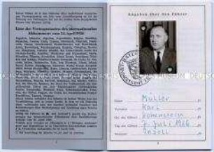 Führerschein von Karl Müller - Familienkonvolut
