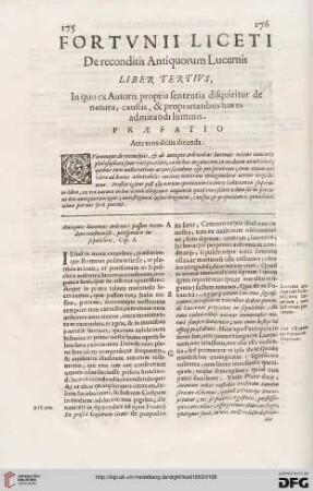 Liber tertius: In quo ex autoris propria sententia dilquiritur de natura, caussis, & proprietatibus huius admirandi luminis